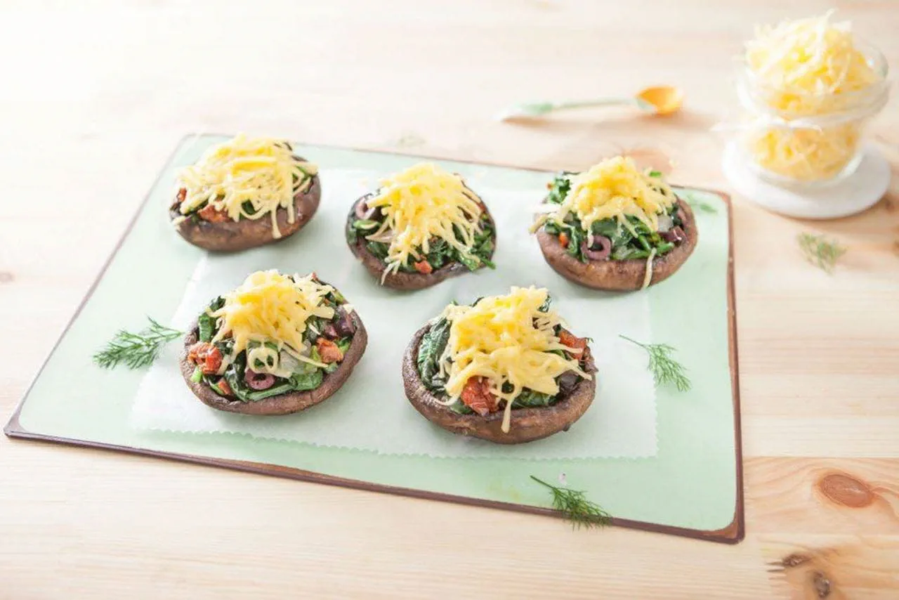 recipe image Γεμιστά μανιτάρια με Viofast